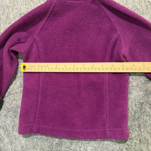 Columbia Benton Springs Purple Fleece Full Zip Jacket Toddler Girls Size 3T - Picture 5 of 6